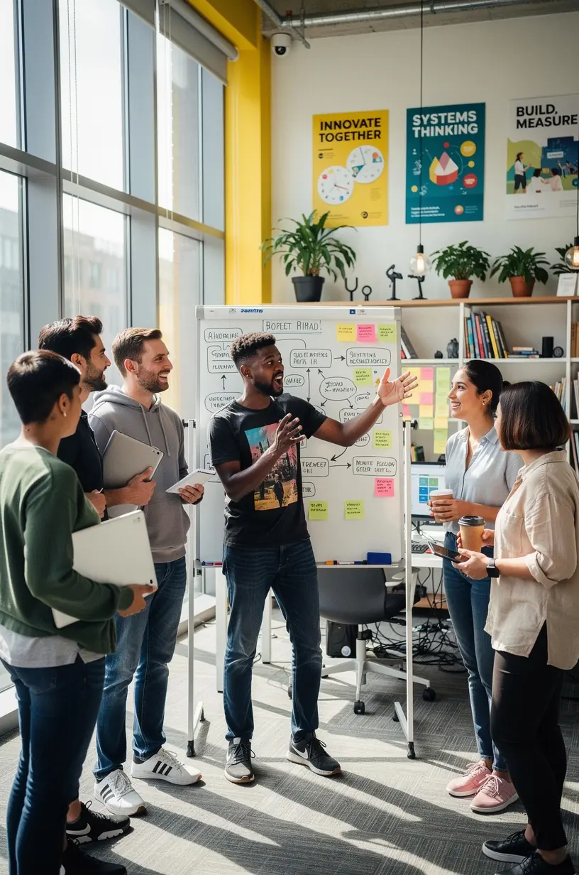 Identifying patterns in organizational behavior illustration