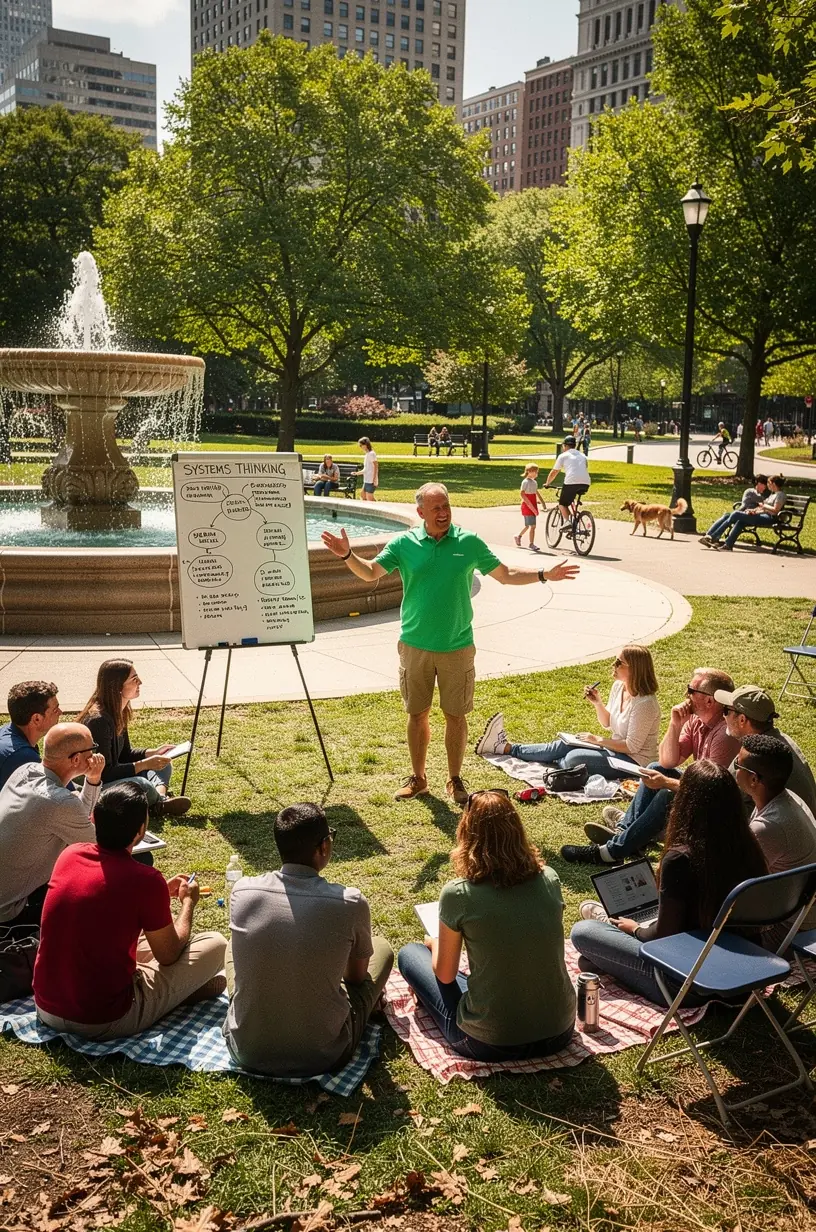 Diagram illustrating system relationships and mapping techniques