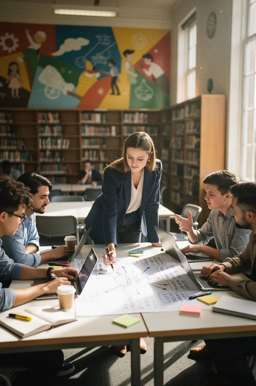 Modern office environment